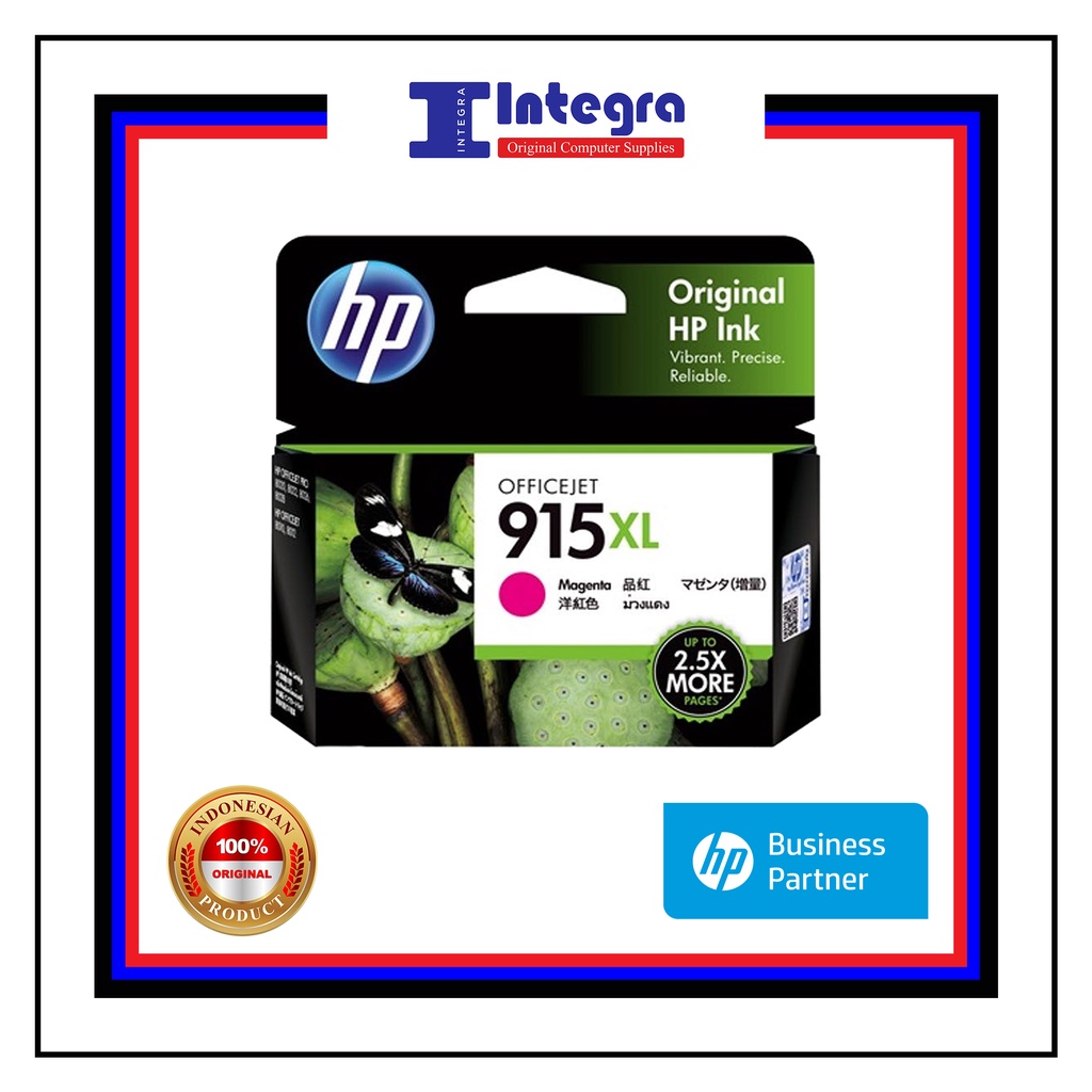 Tinta HP 915 XL Magenta Original Cartridge - 3YM20AA