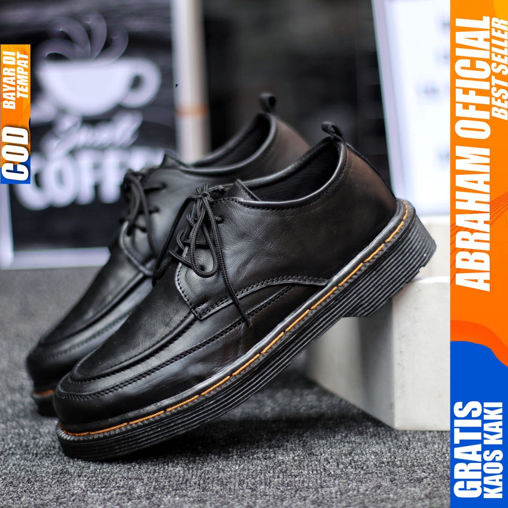 Abraham Docc - Sepatu Formal Pria Pantofel Kulit Asli