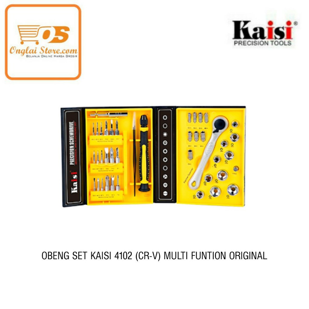 OBENG SET KAISI 4102 (CR-V) MULTI FUNTION ORIGINAL (HARGA SPESIAL)