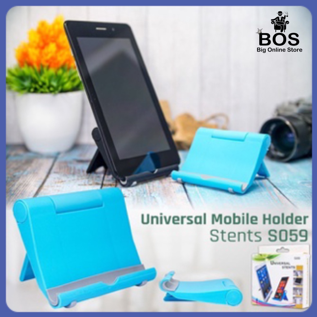 BOS - Holder Mini S059 | Universal Stand Silicon Pad For iPhone/Android S509