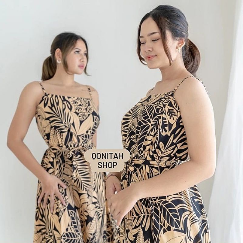 Midi Backless Square Dress, Dress Tali Backless