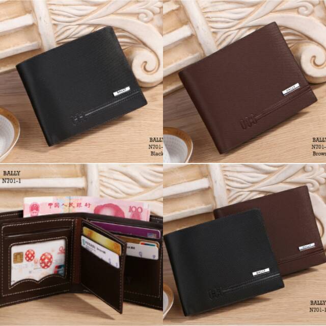 Hoh DOMPET BALLY SIGNATURE WALLET FOR MAN WITH BOX N701-1*