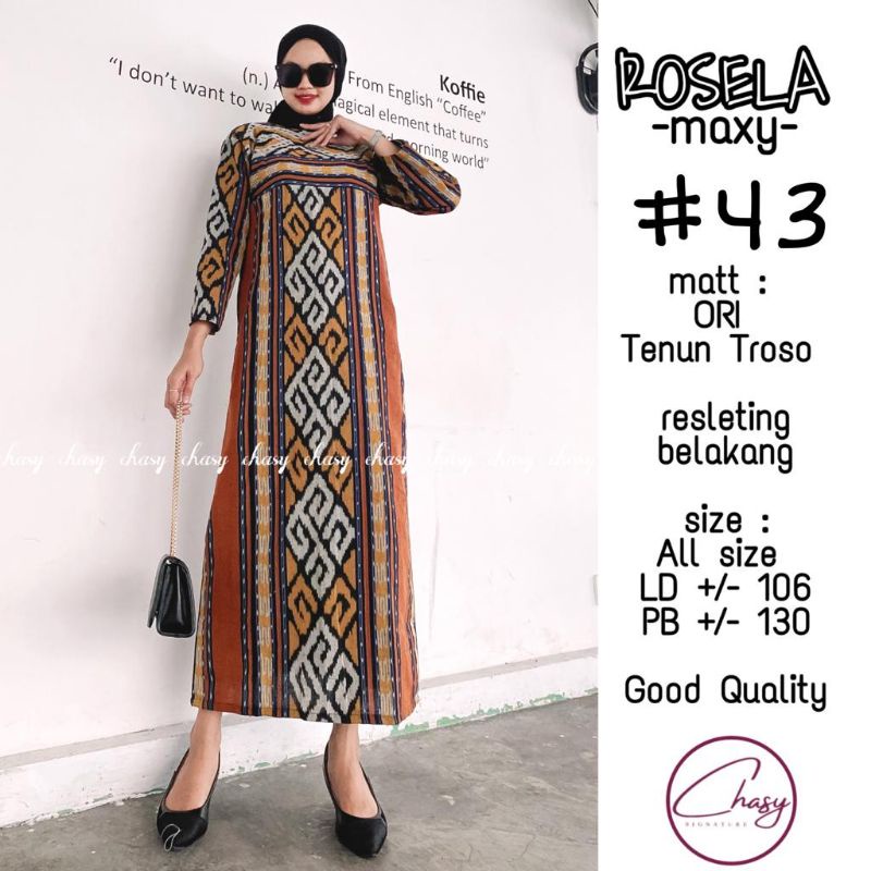 COD Gamis Tenun Troso Original• Dress Gamis Wanita Bahan Tenun Ori Motif Terbaru Kualitas Terbaik