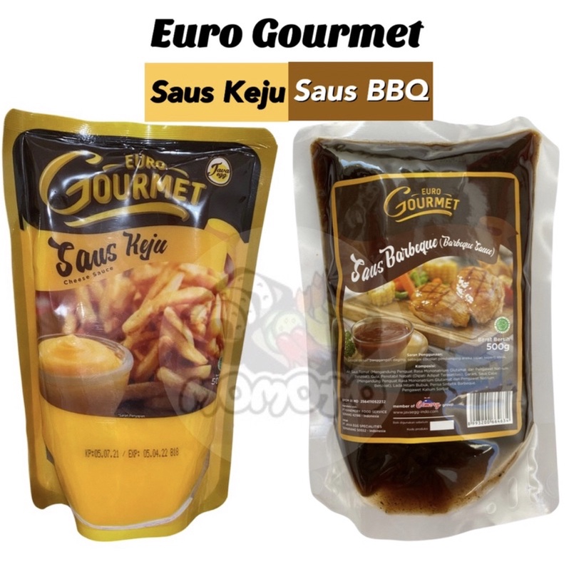 

Euro Gourmet Saus Keju Cheese Sauce / Saos BBQ Barbeque