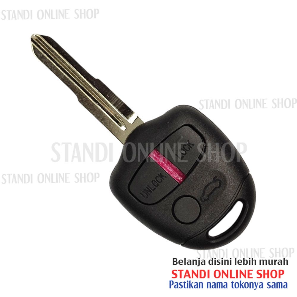 Cassing Remote Key Shell Rumah Kunci Mitsubishi Lancer 3 Tombol