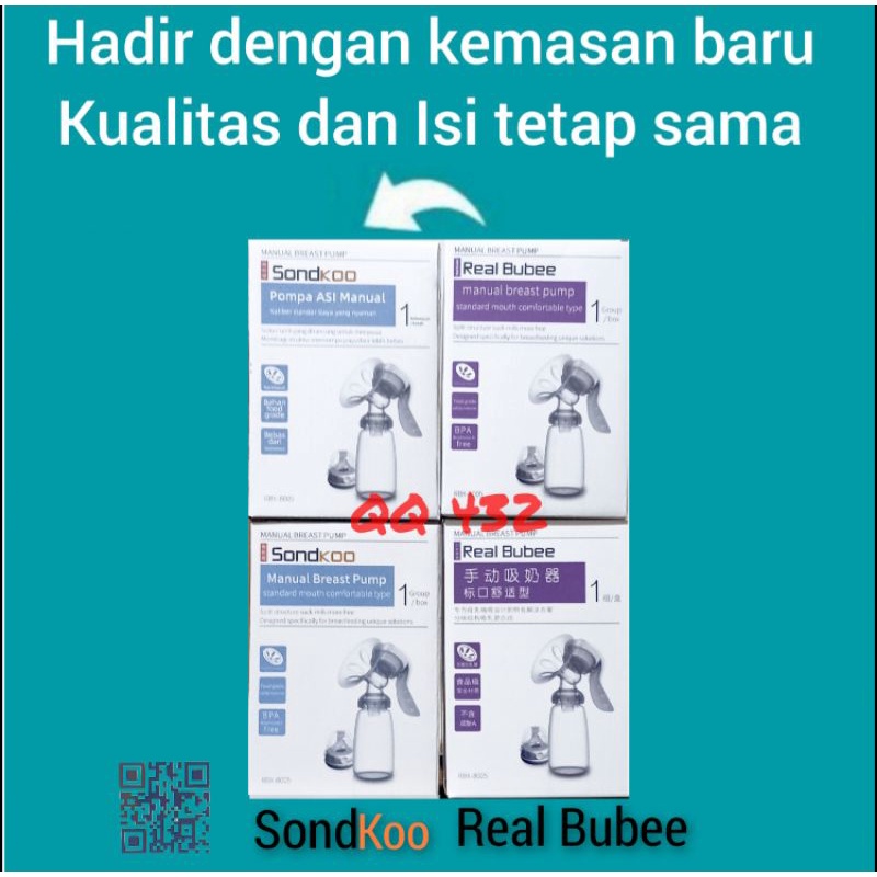 Sondkoo Real Bubee Pompa ASI Manual breast pump realbubee