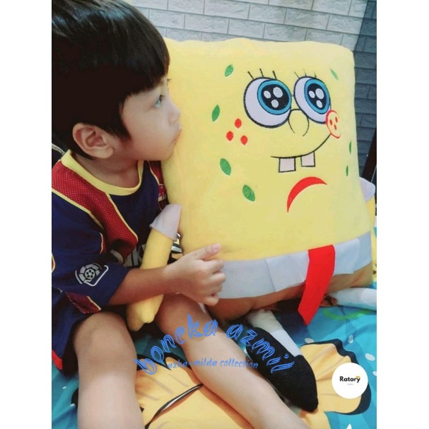 Boneka spongebob jumbo ukuran 45 cm