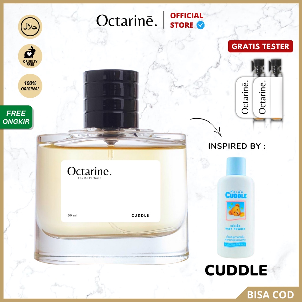 Octarine - Parfum Wanita Pria Tahan Lama Aroma Bayi Lembut Manis Inspired By Cuddle | Parfume Perfume Farfum Cudle Eau De Parfum Minyak Wangi Cewek Cowok Murah Original