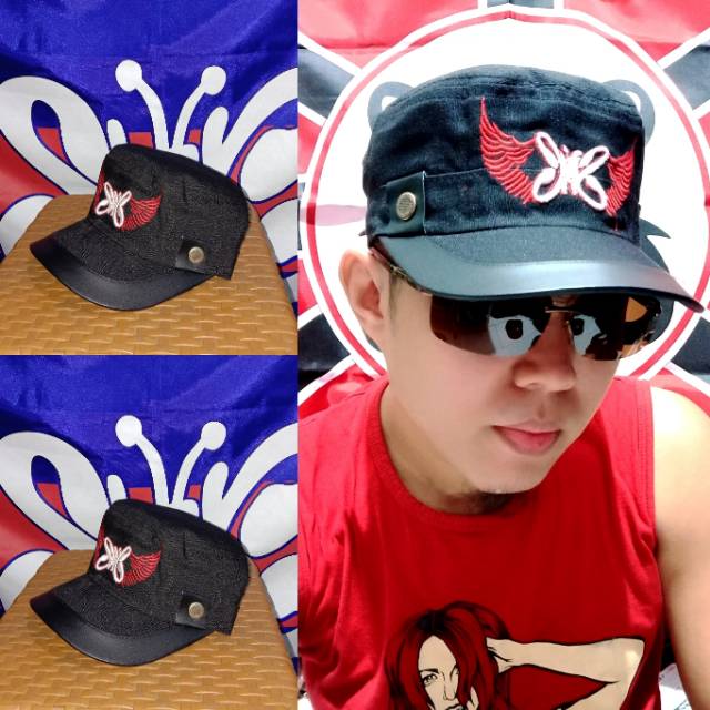 Topi slank bordir computer topi slank topi gaul