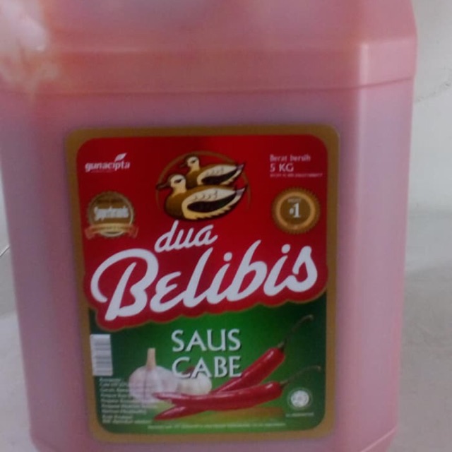 

Belibis saus cabe 5kg