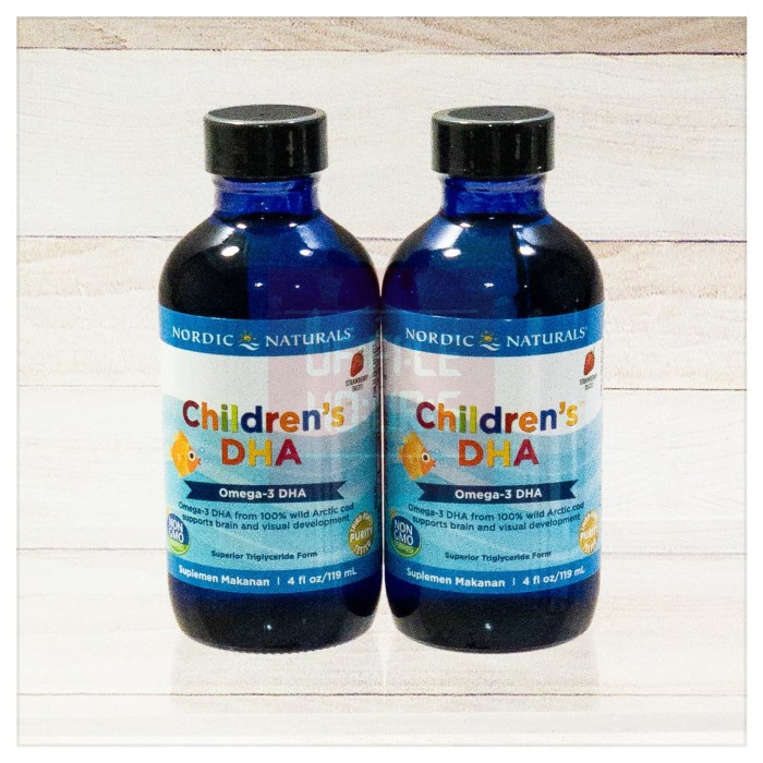 Nordic Children'S Dha 119Ml Vitamin Anak Suplemen Omega3 Omega-3 Vit Anak -
