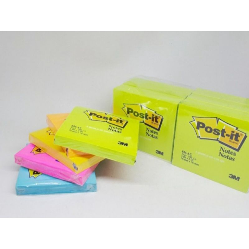 

Sticky notes 3m / 654 kertas warna warni