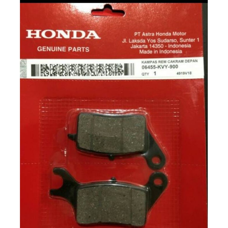 Kampas Rem Depan Beat Karbu