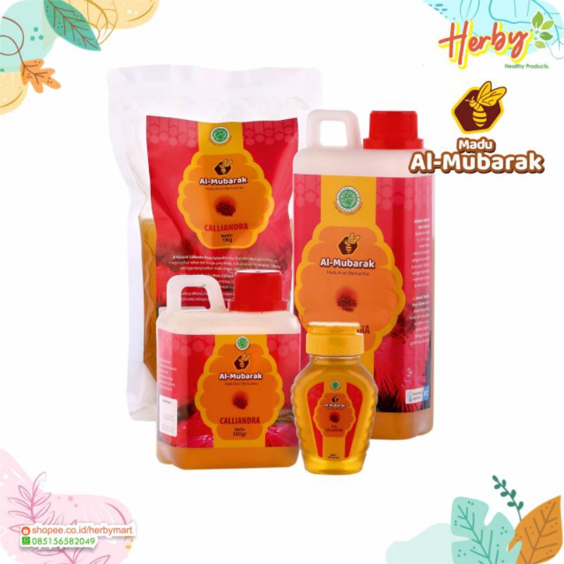

Madu Al Mubarak Bunga Caliandra 1 kg dan 500 gram (ORIGINAL)