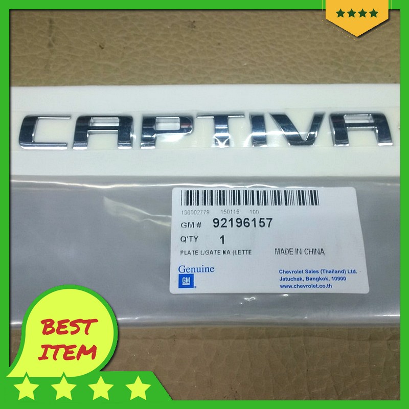 emblem chevrolet captiva sparepart mobil murah terbaik