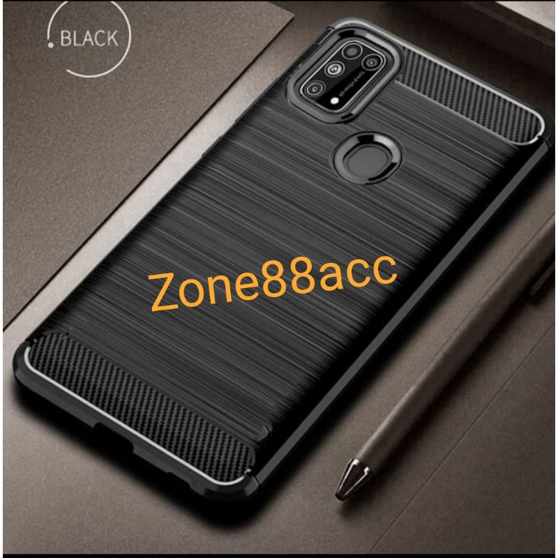 Silicon Case SAMSUNG M31 Softcase iPAKY Carbon Casing Cover TPU