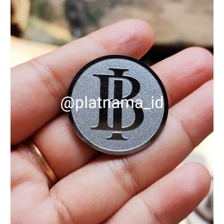 Label plat nama / label plat custom jepit / label jepit tas