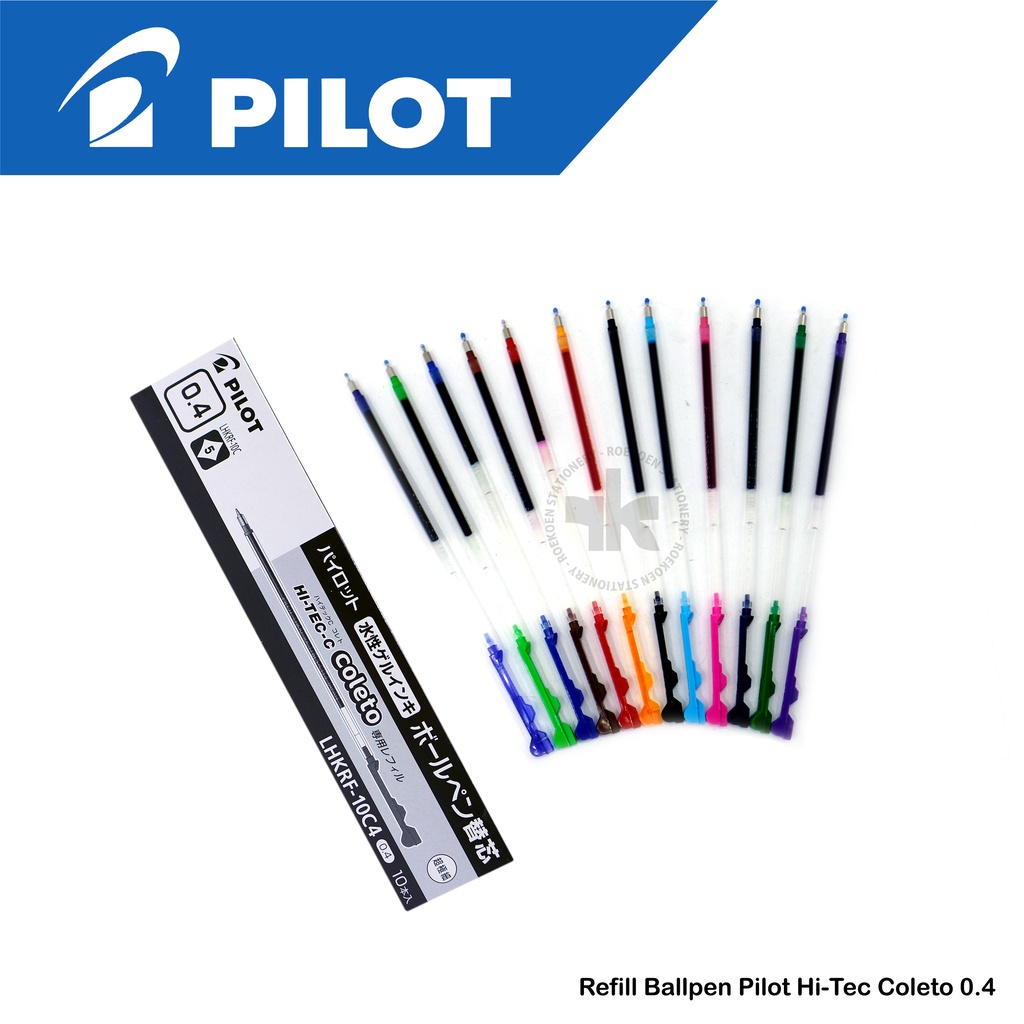 

Pilot Refill Ballpen 0.4mm Ultra Fine (HI-TEC-C Coleto)