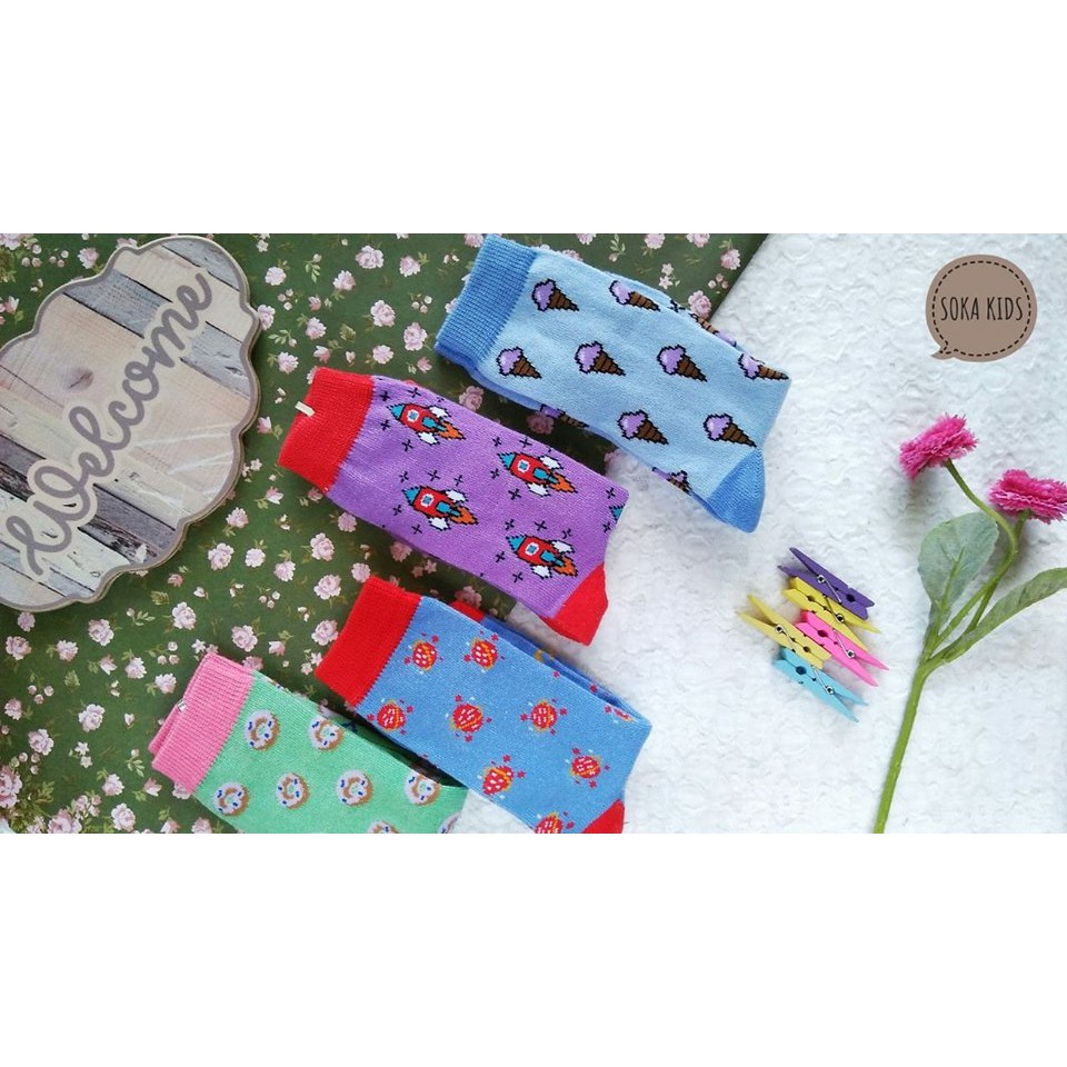 KAOS KAKI ANAK SOKA MOTIF