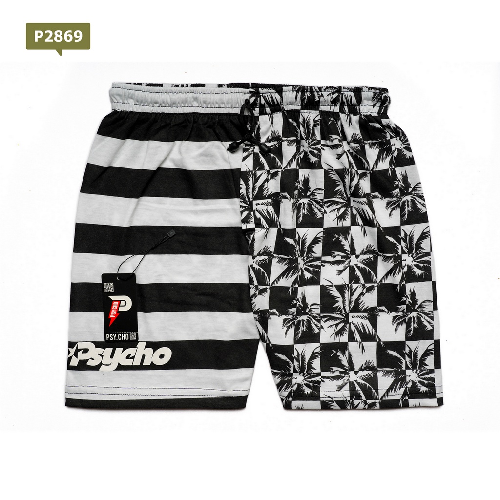 BEST SELLER 1 - PSYCHO BOXER PRIA WANITA| CELANA DALAM PENDEK KOLOR BOXSER PANTAI BAHAN KATUN| BOKSER BRIEF LAKI LAKI DEWASA-GC-X24