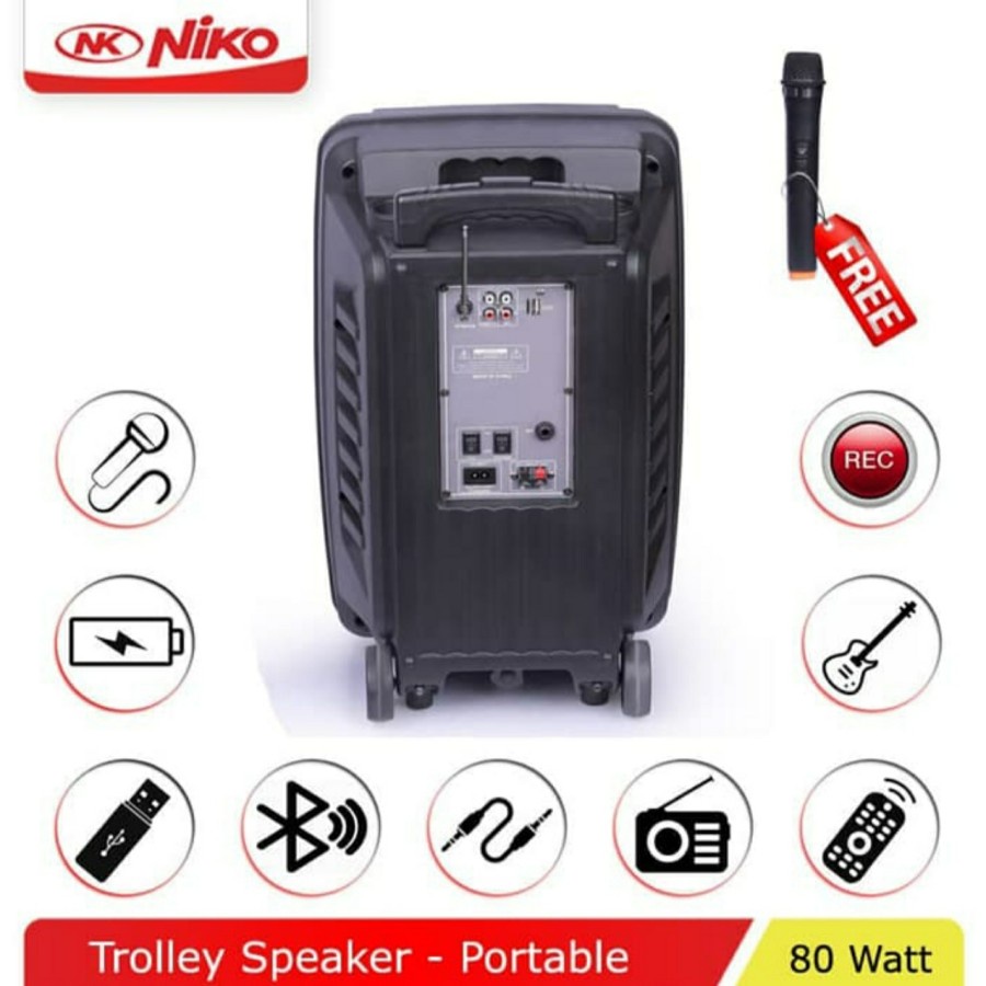 Speaker portable NIKO AIBOT 12 inch