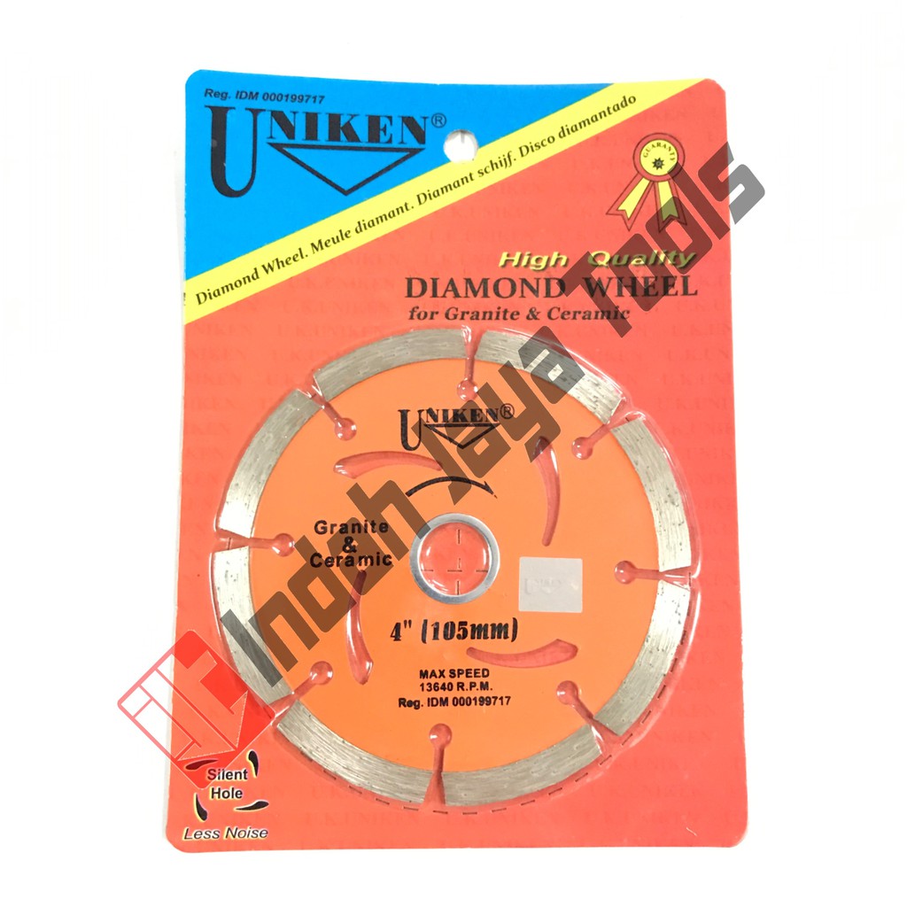 Diamond Wheel UNIKEN Dry Kering / Mata Pisau Potong Keramik