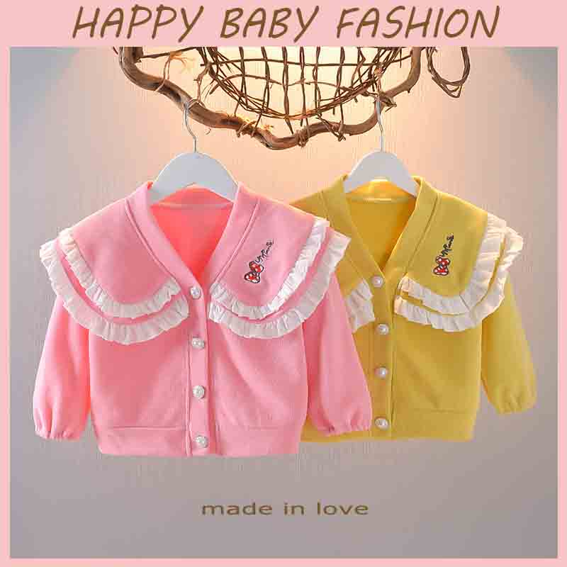 【Baru Datang!!】(0-4Tahun) WT04 Sweater anak cardigan jaket anak perempuan Katun fashion anak IMPOR