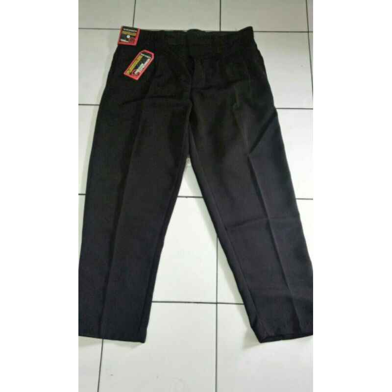 Celana Formal Hitam Pria Standar Bahan Kain Teflon Size 36