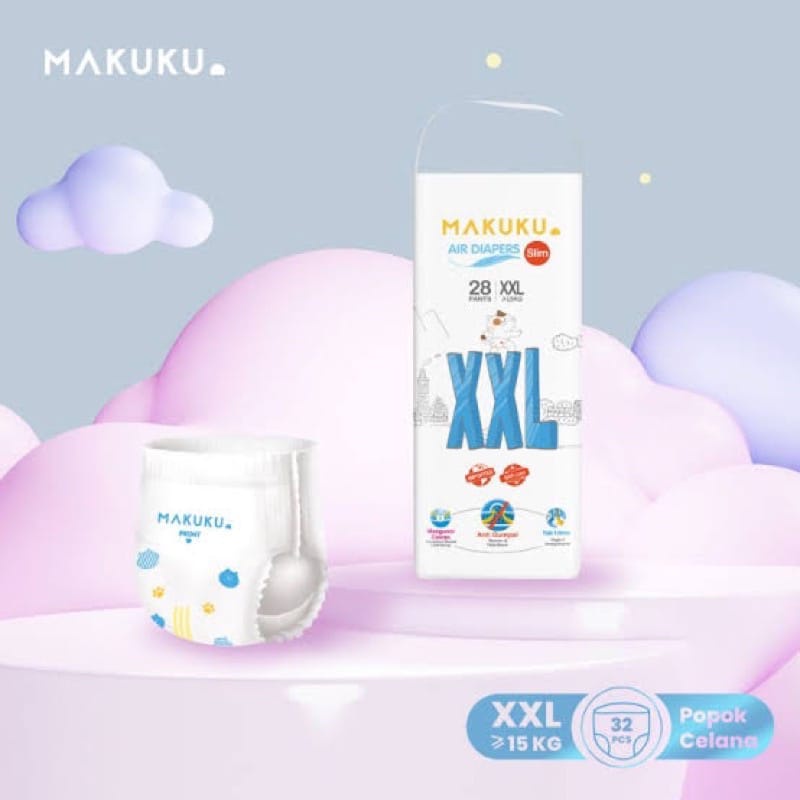 MAKUKU - Diaper AIr XXL28 Pants