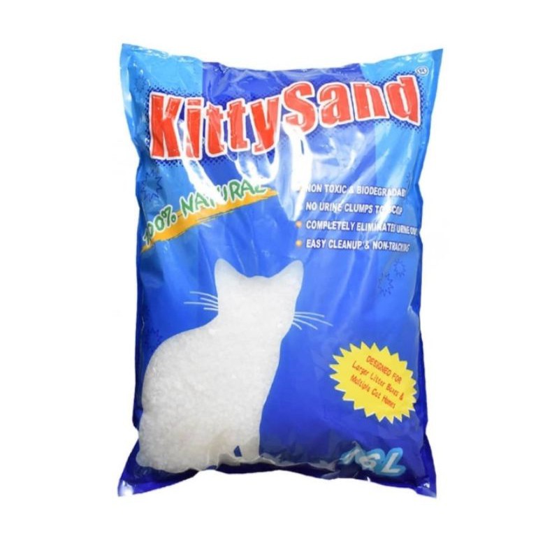Kitty Sand Pasir Kucing Silica 16 Ltr