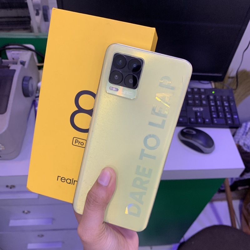 Realme 8Pro 8/128gb second bekas pakai normal fullset original resmi