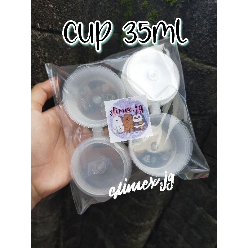 CUP 35ml (isi 10)/CUP SAMBAL/CUP SLIME/CUP SAMBUNG