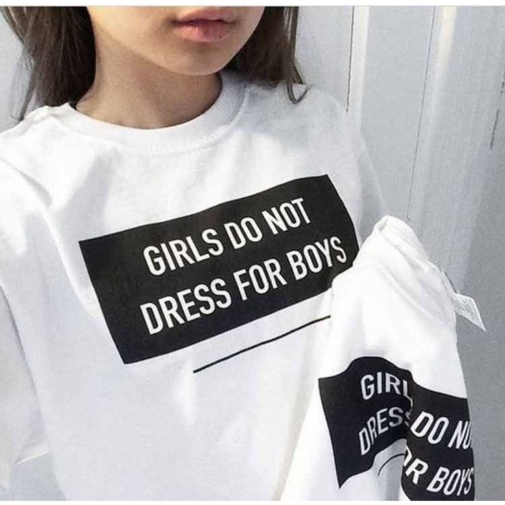 MYSTIQUE.ID-BAJU KAOS GIRLS DO NOT DRESS FOR BOYS T-SHIRT LUCU DAN AESTHETIC