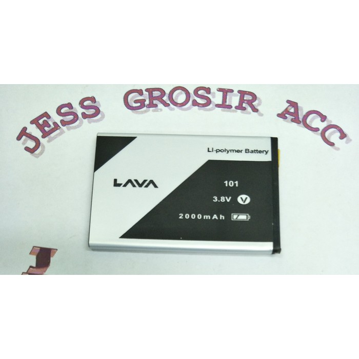 Baterai Battery Batere Batre Original LAVA Iris 600 , LEB101 , LEB 101 - Putih