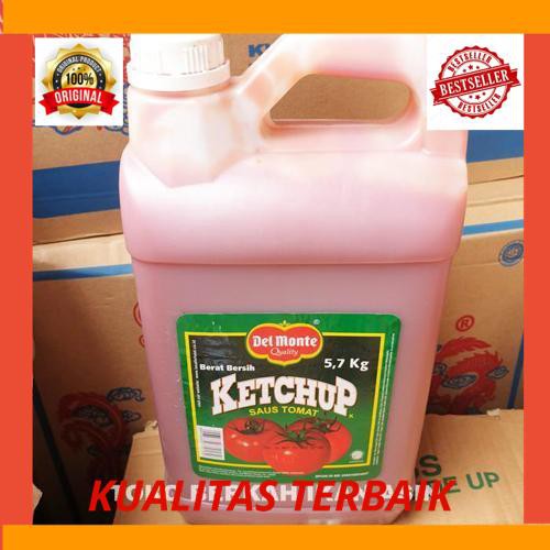 

New Delmonte Ketchup 5,7 kg / Saus Tomat Del Monte Jerigen