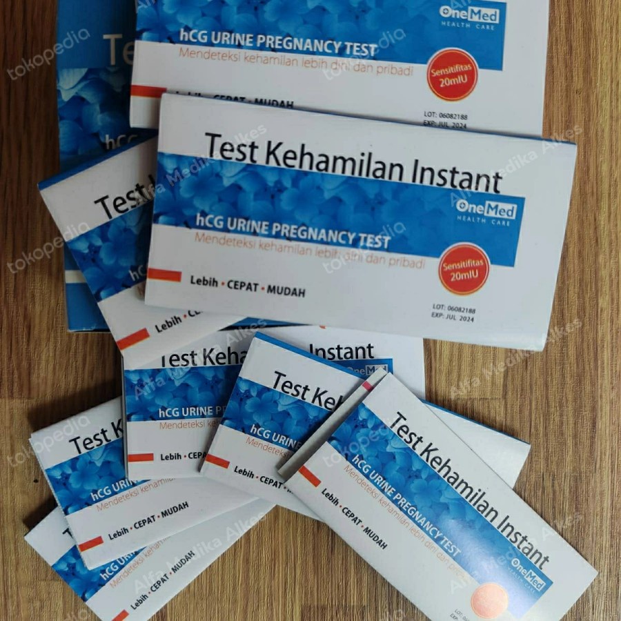 Alat tes kehamilan testpack onemed strip (ecer)