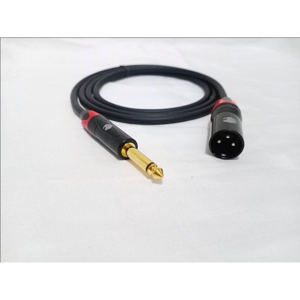 KABEL CANON XLR MALE (COWOK) KE AKAI MONO BLACK 1-3 METER