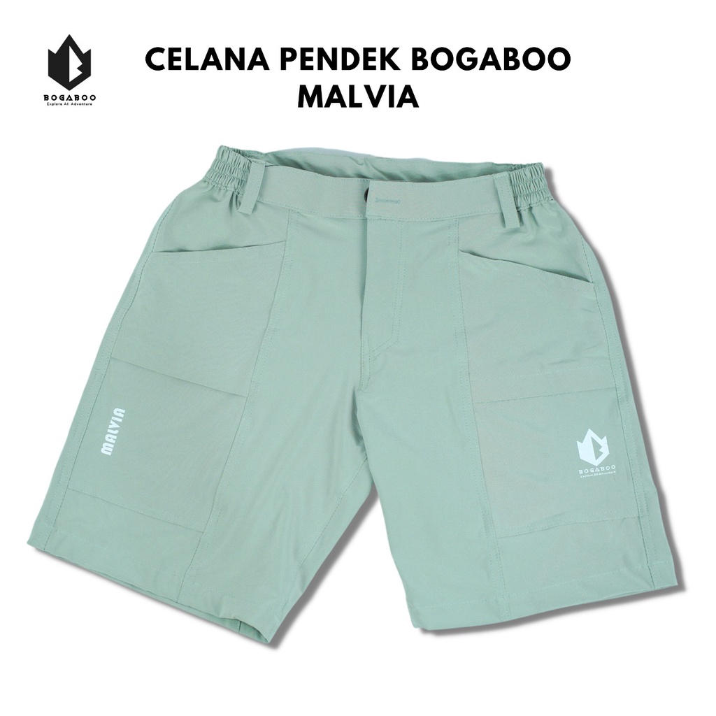 Celana Pendek Bogaboo Seri MALVIA Quick Dry Pria Wanita - Celana Gunung Pendek - Celana Mendaki Gunung - Celana Quickdry