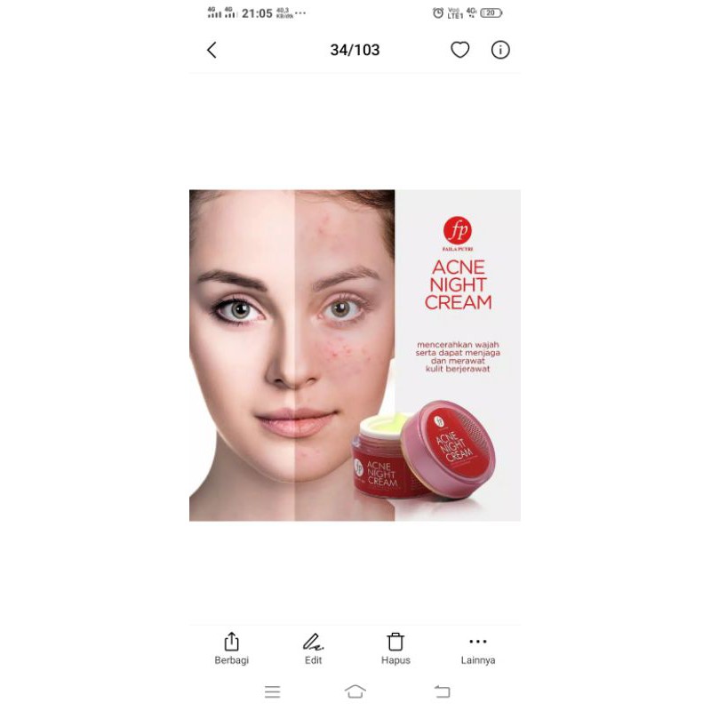 day cream fp glow spf 50 bpom