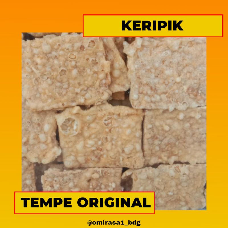 

Keripik Tempe Original 250gr