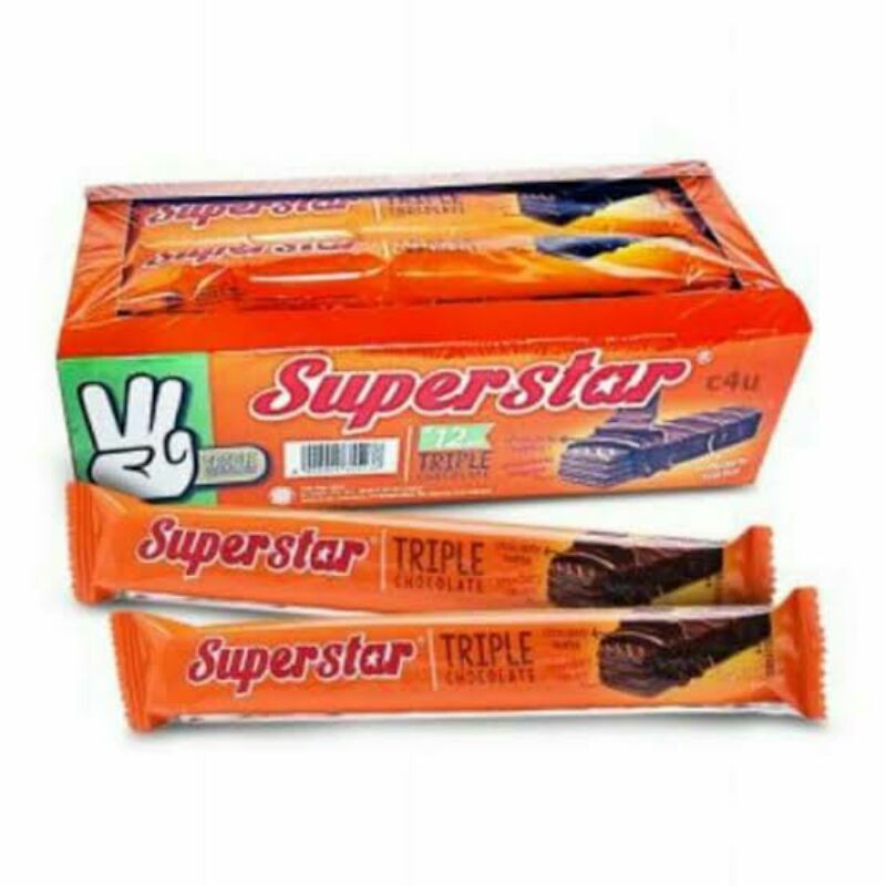 

Wafer superstar 18g - isi 12 pcs