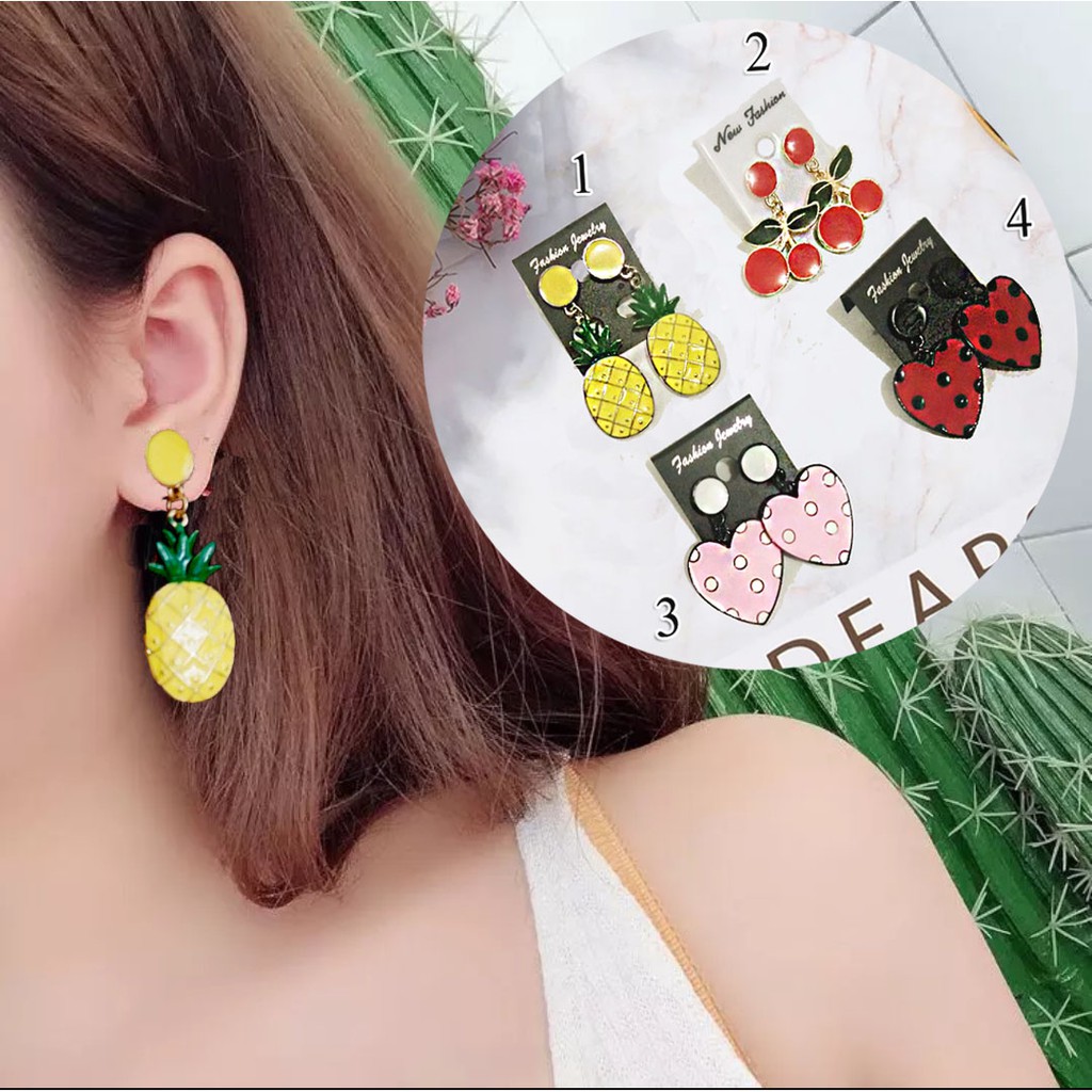 Anting korea wanita kekinian aneka varian 270