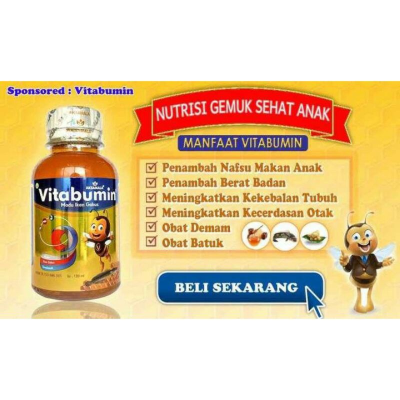 Vitabumin penambah nafsu makan anak