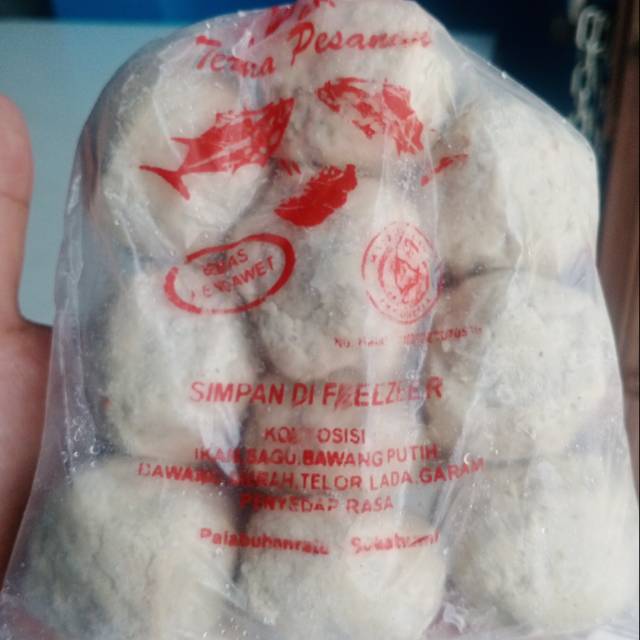 

Bakso Ikan Palabuhanratu isi tetelan sapi