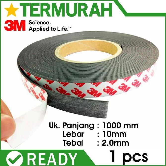 

Magnet 3M STRIP double TAPE sticker roll doble stiker tempelan kulkas