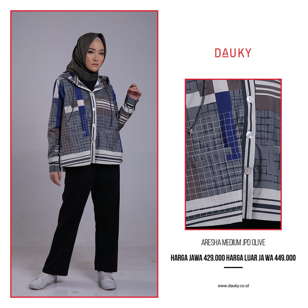 DAUKY JACKET TERBARU - ARESHA MEDIUM JPD