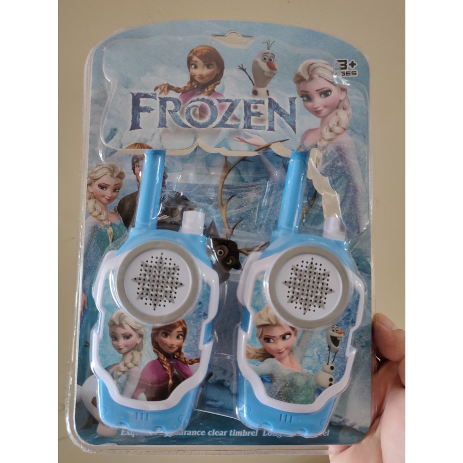 Frozen Walkie Talkie HT/ Mainan Anak Walkie Talkie Frozen