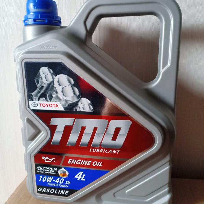 [[BISA COD]] OLI MESIN MOBIL TMO TOYOTA SAE 10W-40 SN 4L 4000ML
