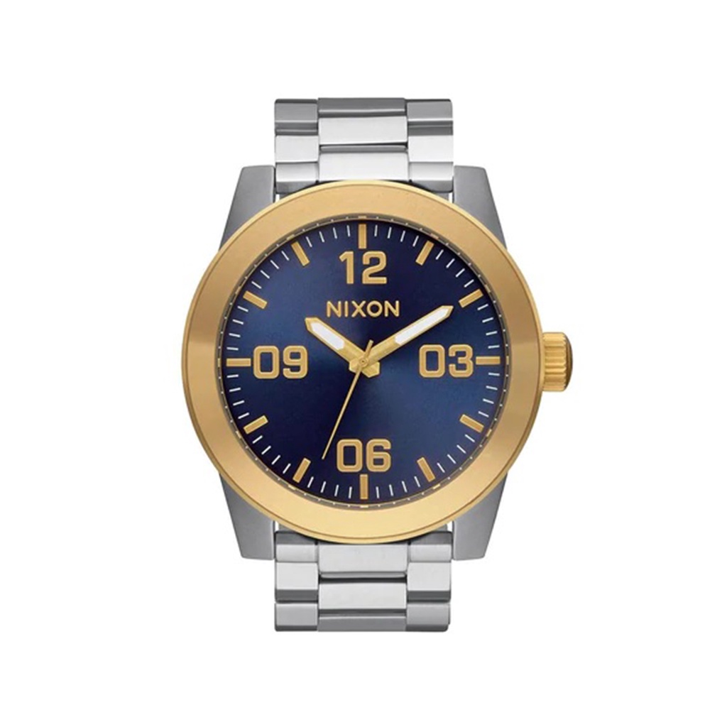 JAM TANGAN NIXON | CORPORAL SS GOLD BLUE SUNRAY