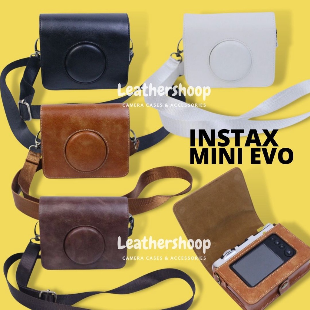 Jual Cover Leather Fujifilm Fuji Instax Mini EVO Case Shopee Indonesia